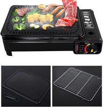 Portable Gas BBQ Grill works on  Butane can and LPG