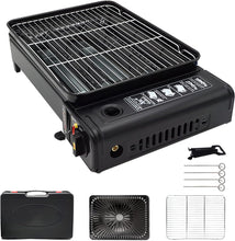 Portable Gas BBQ Grill works on  Butane can and LPG