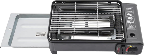 Portable Gas BBQ Grill works on  Butane can and LPG