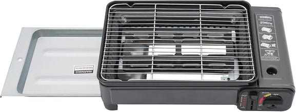 Portable Gas BBQ Grill works on  Butane can and LPG