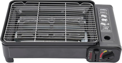 Portable Gas BBQ Grill works on  Butane can and LPG