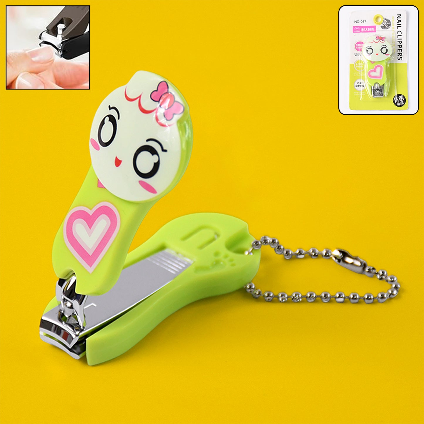 Portable Stainless Steel Mini Nail Cutter – Cute Animal Edition | 1Pc