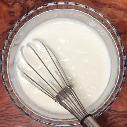 8-Inch Professional Stainless Steel Balloon Whisk | Egg Beater & Milk Frother