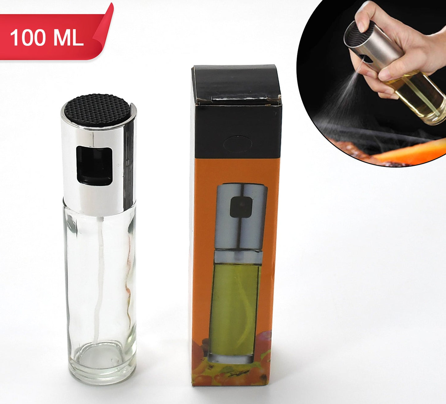 Premium Glass Oil Sprayer & Dispenser